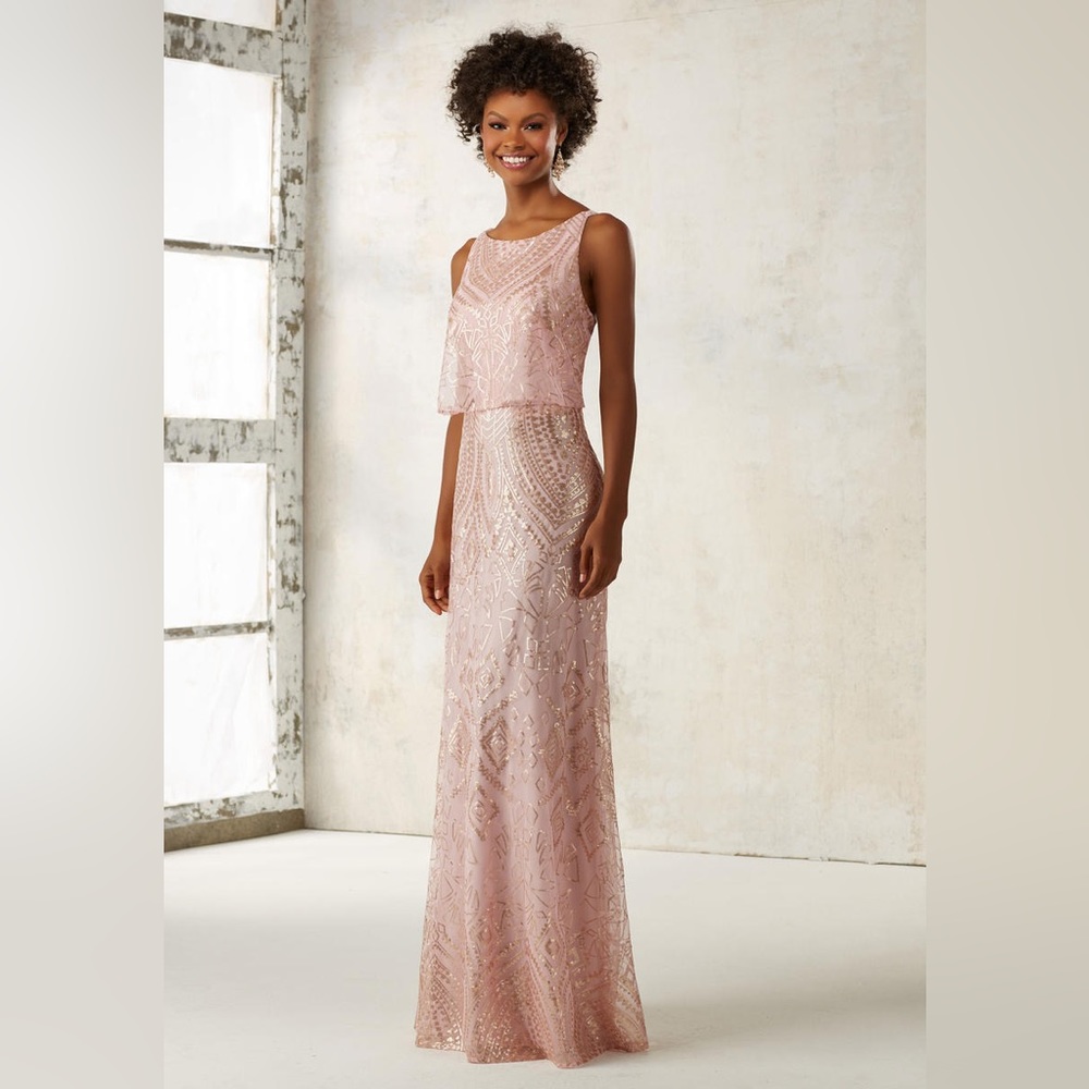 Sequin Morilee formal gown, size 18